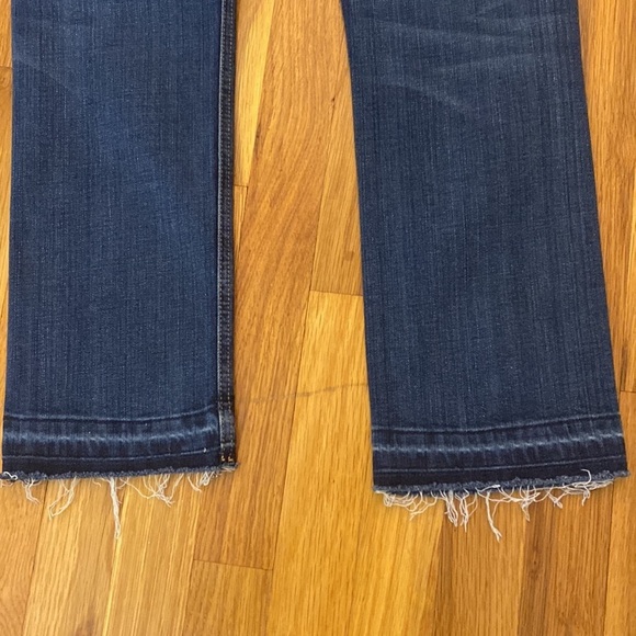 Current/Elliot Women’s Blue Straight Cropped Jeans Size 29 - Picture 8 of 8